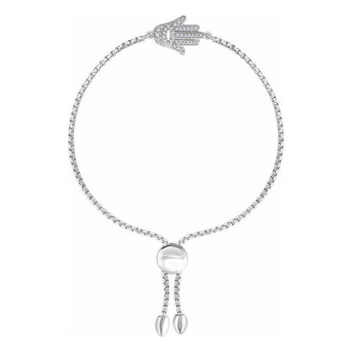 Sysley 0.20 Carat Natural Diamond Prong Set Friendship Bracelet