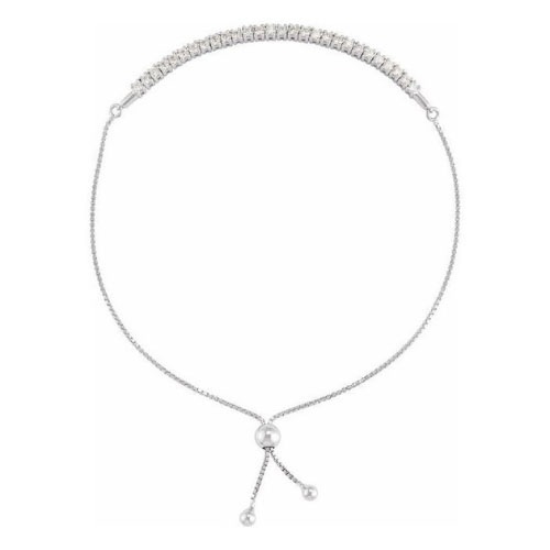 Patali 1.00 Carat Natural Diamond 4 Prong Friendship Bracelet