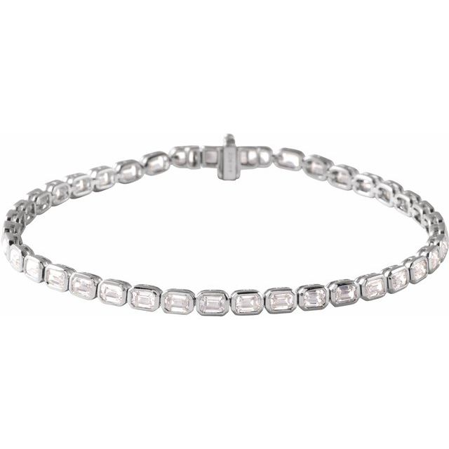 Robina Natural Bezel Set Diamond Tennis Bracelet