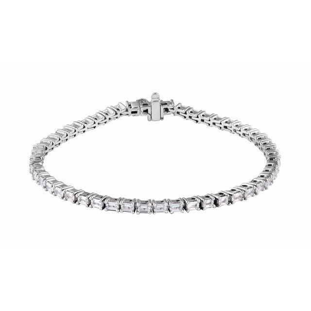 Renea Lab Grown 4 Prong Diamond Tennis Bracelet