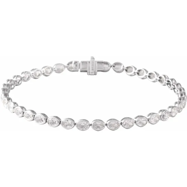 Raynne Lab Grown Diamond Bezel Set  Bracelet