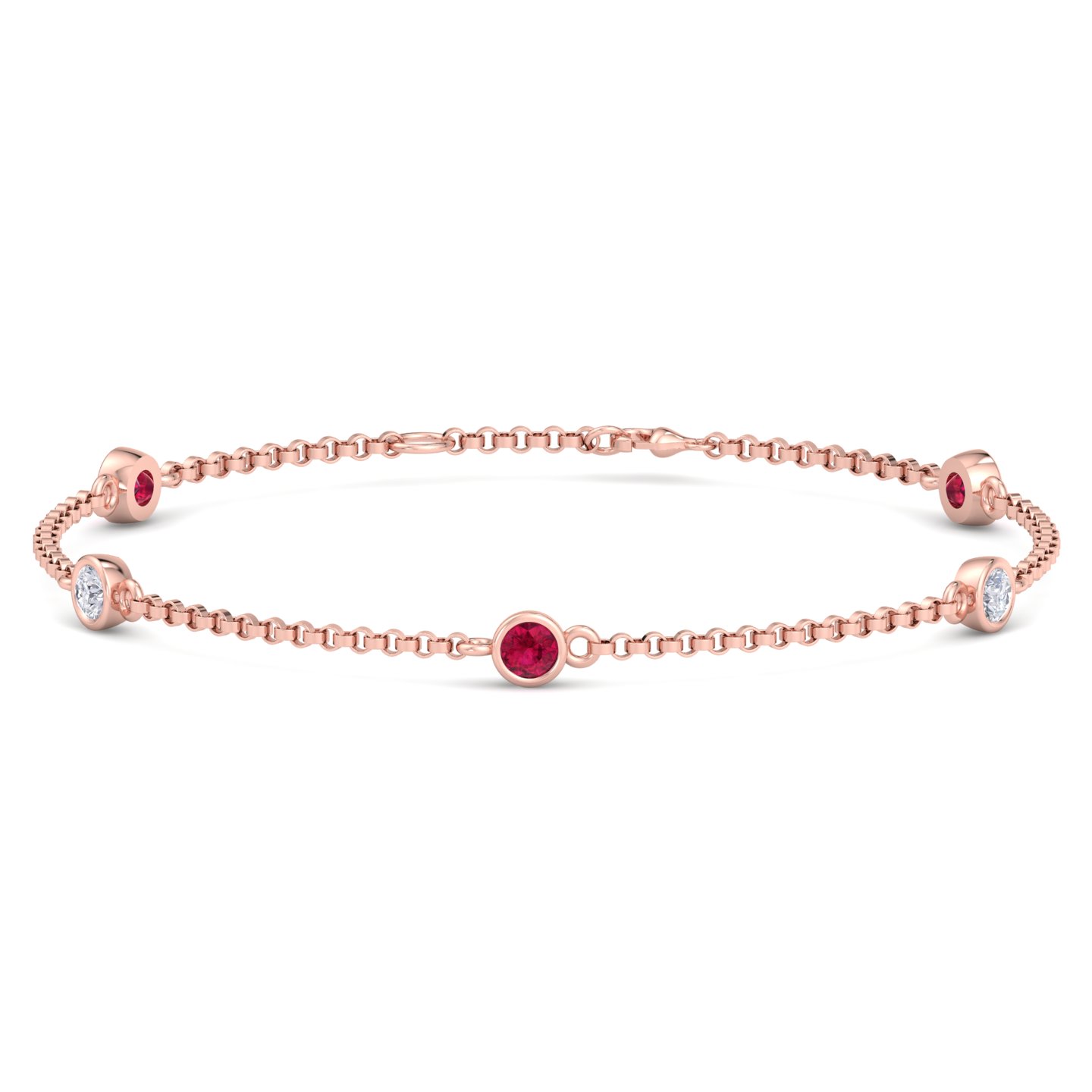 Ronisha Natural Ruby Rose Gold 