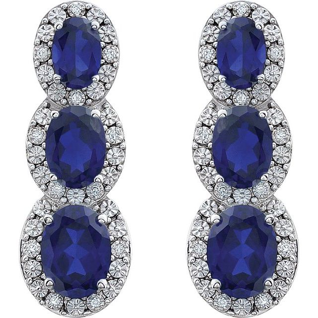 Holeigh Blue Sapphire Platinum 4 Prong Set 