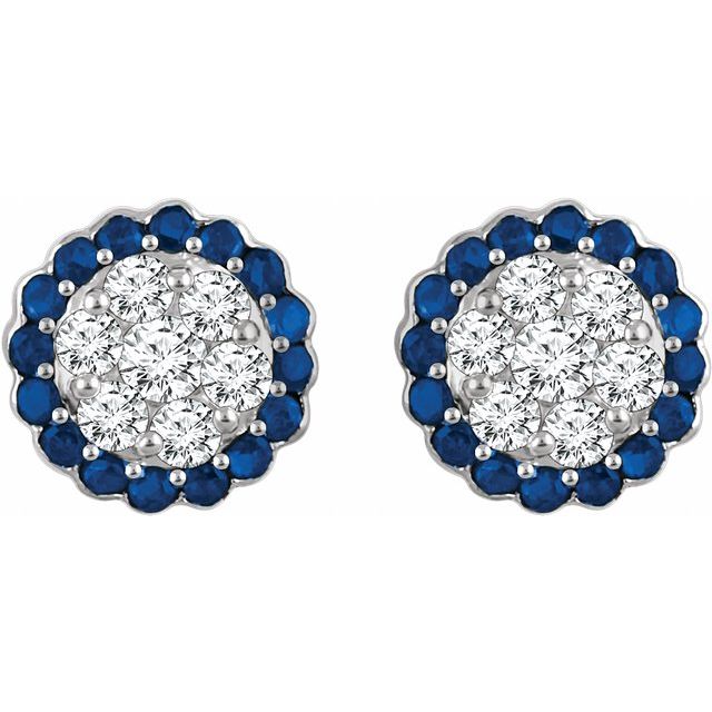 Faerrleah Blue Sapphire Yellow Gold Prong Set 