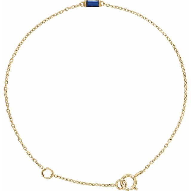 Tullia Blue Sapphire Yellow Gold  Bracelet