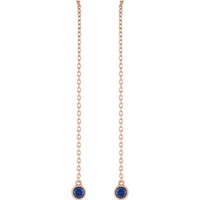 Thang Blue Sapphire Rose Gold 
