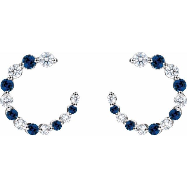 Taye Blue Sapphire Platinum 