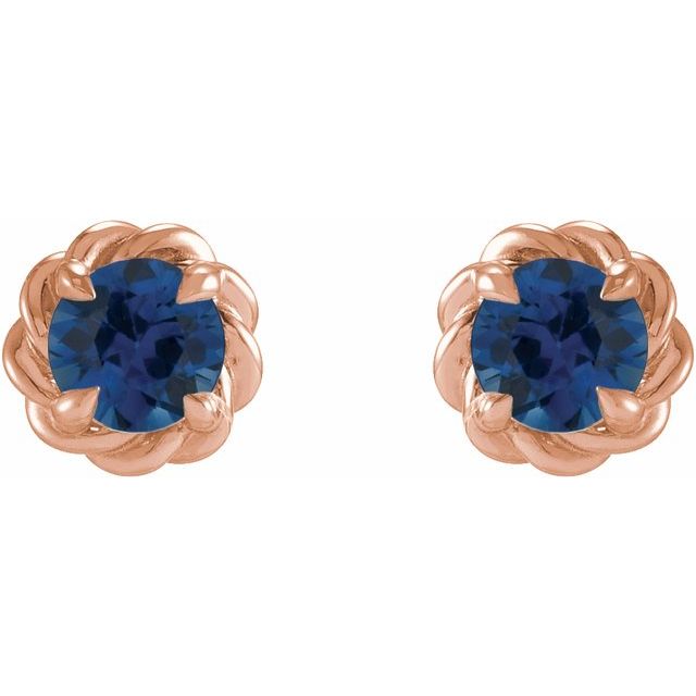 Tooba Blue Sapphire Rose Gold 
