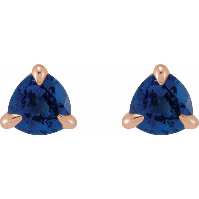 Teah Blue Sapphire Rose Gold 