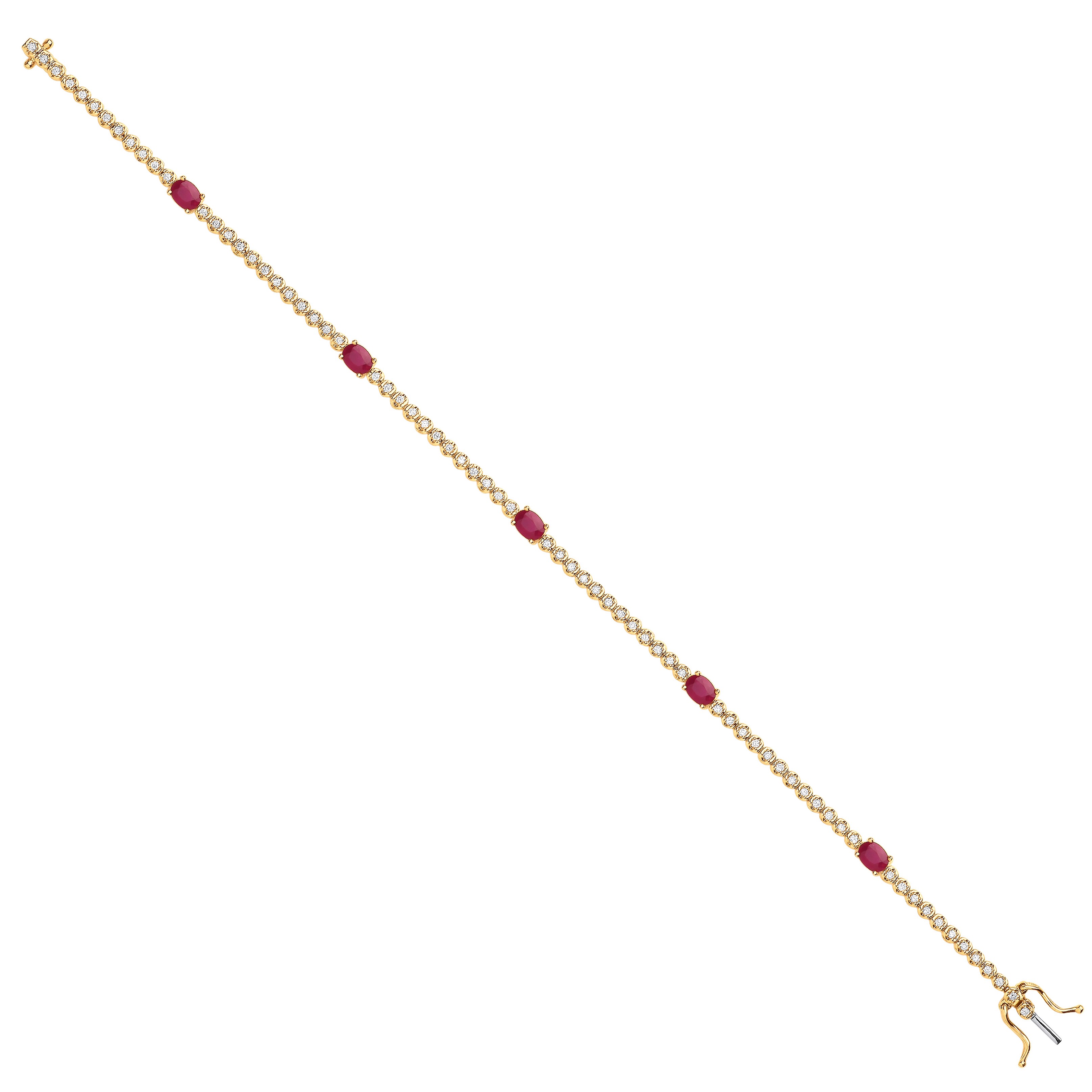 Shelley Lab Grown Ruby 4 Prong 