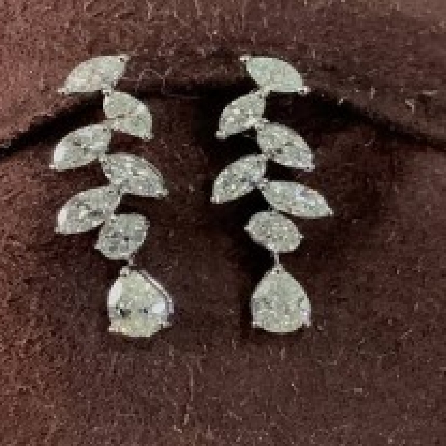 Hailey Natural Prong Set Journey Diamond Earrings