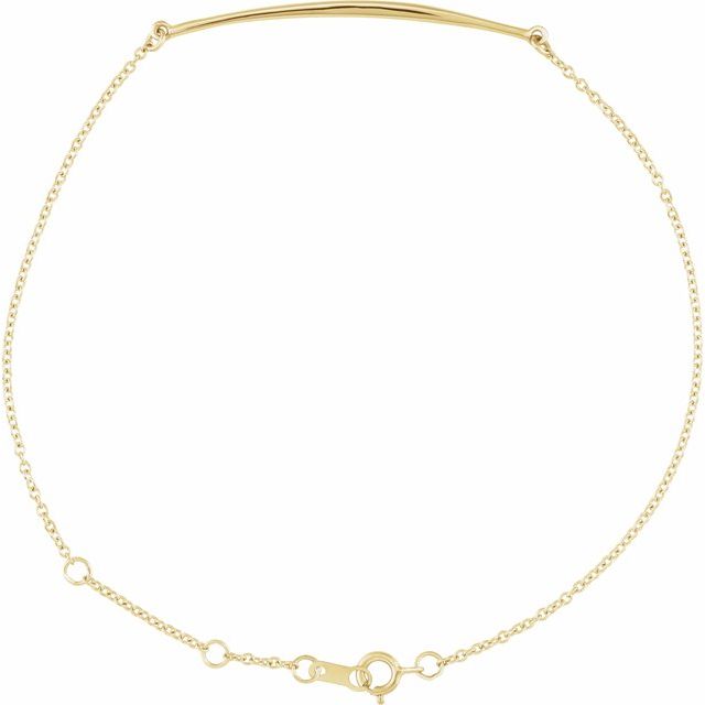 Sugey Yellow Gold Chain Bracelet