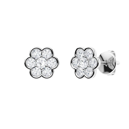 Gail 0.05 Carat Natural 6 Prong Everyday Diamond Earrings