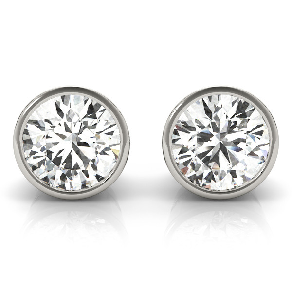 Jaylah Lab Grown Bezel  Diamond Earrings