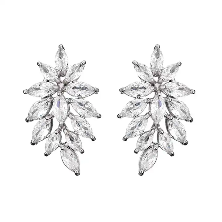Korin Lab Grown Prong Set Designer Diamond Earrings
