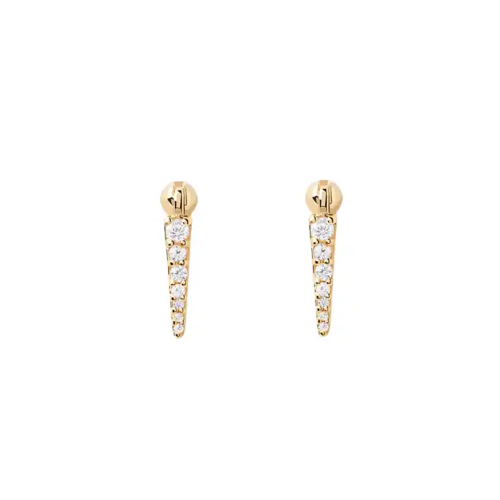 Faun Natural Claw Set Designer Diamond Earrings