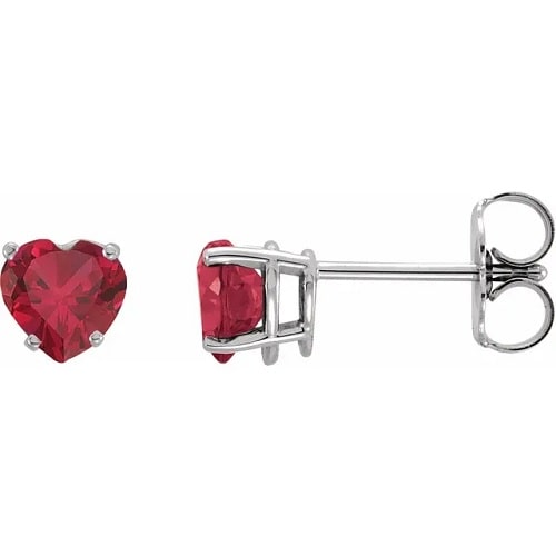 Helori Natural Ruby 4 Prong Set 