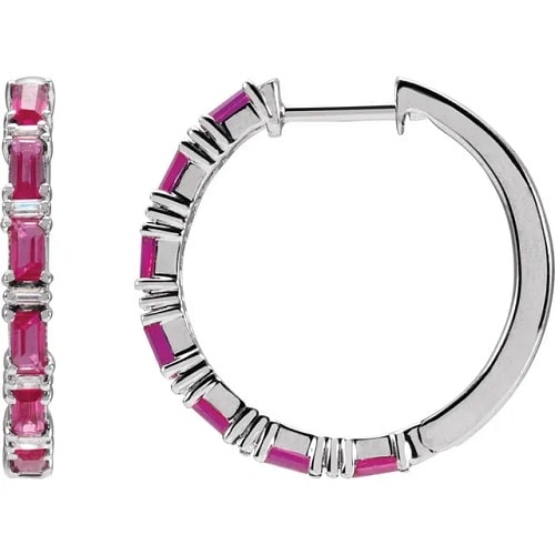 Heagyth Natural Ruby 4 Prong Set 