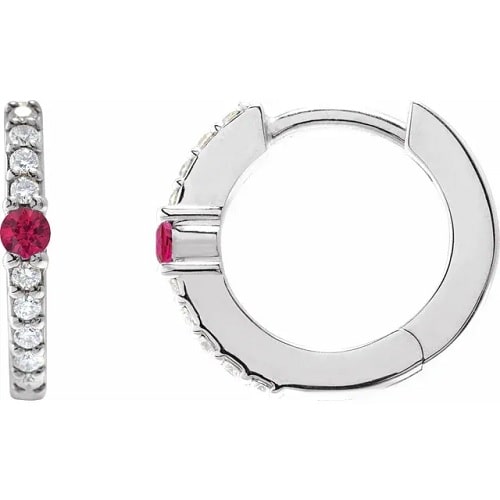 Hollyn Lab Grown Ruby 4 Prong Set 