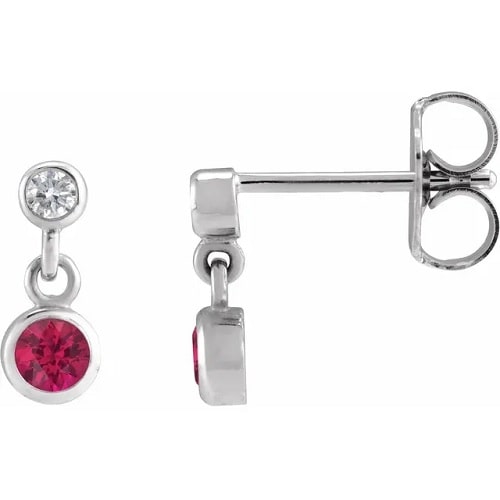Hamest Natural Ruby Bezel Set 