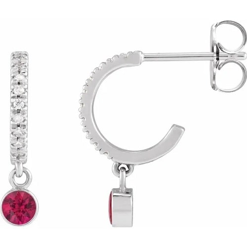 Hazeline Natural Ruby Bezel Set 