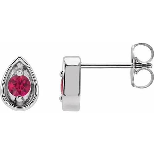 Halinor Natural Ruby Prong Set 