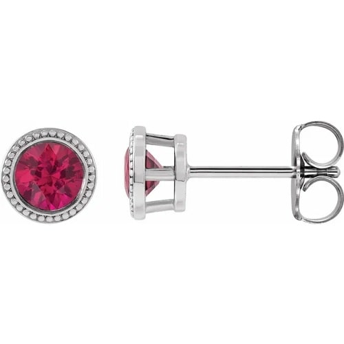 Haverly Natural Ruby Bezel Set 
