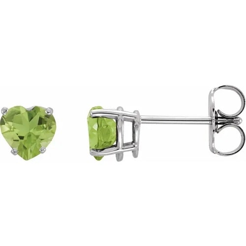 Flurekin 1.20 Carat Peridot 4 Prong Set 