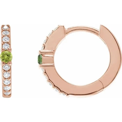 Felienne Peridot Rose Gold Prong Set 