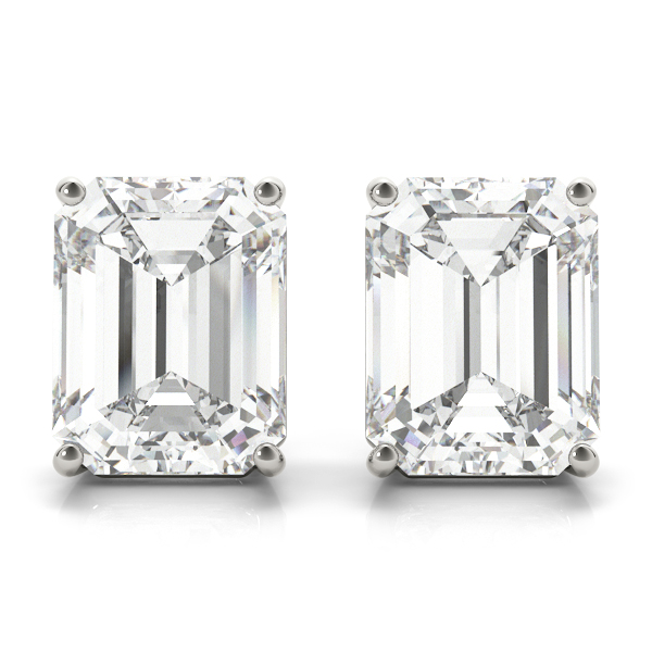 Julie Lab Grown 4 Prong  Diamond Earrings