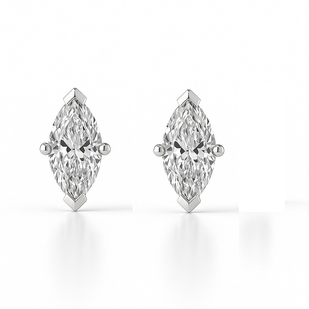 Jemma Lab Grown 4 Prong Studs Diamond Earrings
