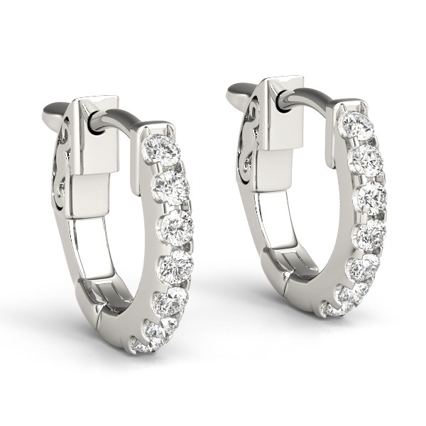 Brooklyn Lab Grown Hoop Diamond Earrings