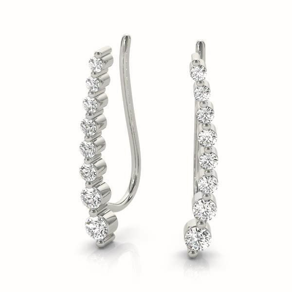 Summer Lab Grown Hoop Diamond Earrings