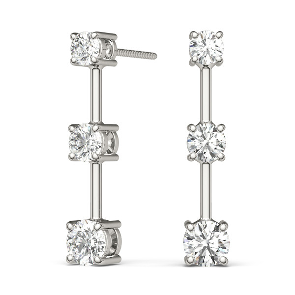 Feiga 0.12 - 1.00 Carat Lab Grown Journey Diamond Earrings