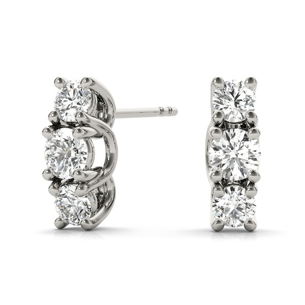 Fruma 0.50 - 1.25 Carat Natural Diamond Cluster Earrings