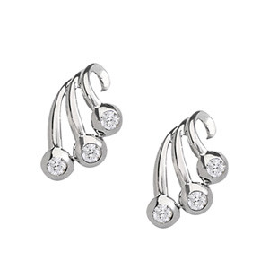 Franka Natural Diamond Cluster Earrings