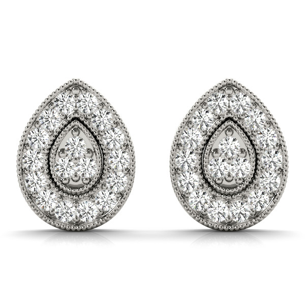 Fari 0.25 Carat Natural Diamond Cluster Earrings