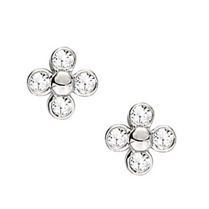 Batinah 0.50 Carat Natural Diamond Cluster Earrings