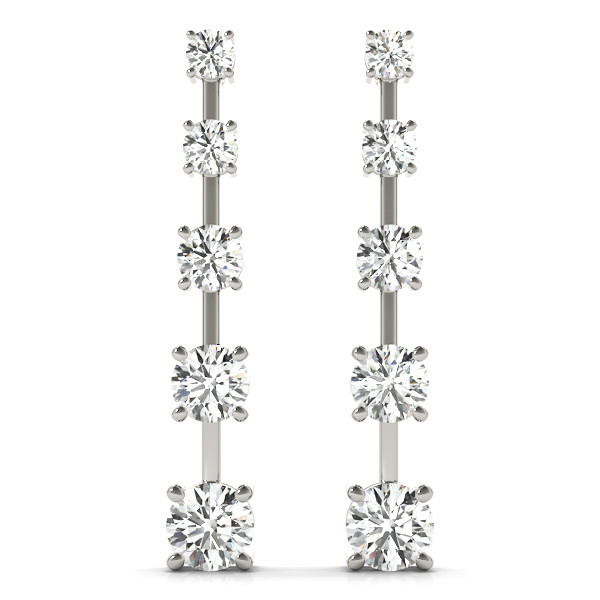 Faika 0.12 - 1.00 Carat Lab Grown Journey Diamond Earrings