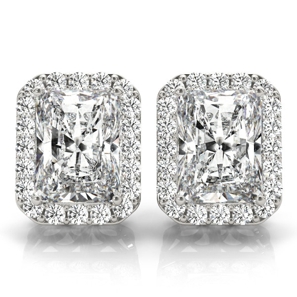 Edwena 0.25 - 7.00 Carat Lab Grown Halo Diamond Earrings