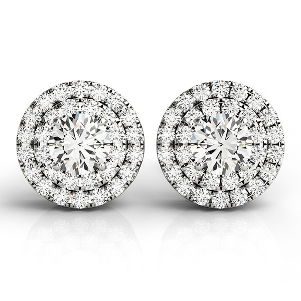 Egle Lab Grown Halo Diamond Earrings
