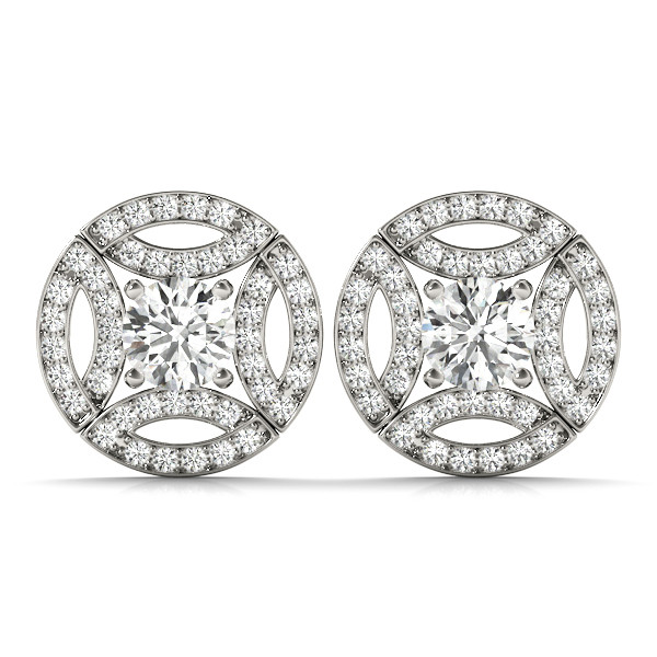 Essi Lab Grown Halo Diamond Earrings