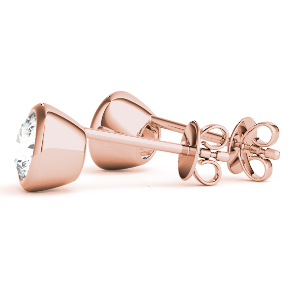 Esma Lab Grown Diamond Rose Gold Studs Earrings