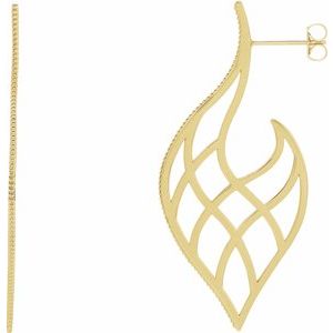 Delaiah Traditional Gold Earrings