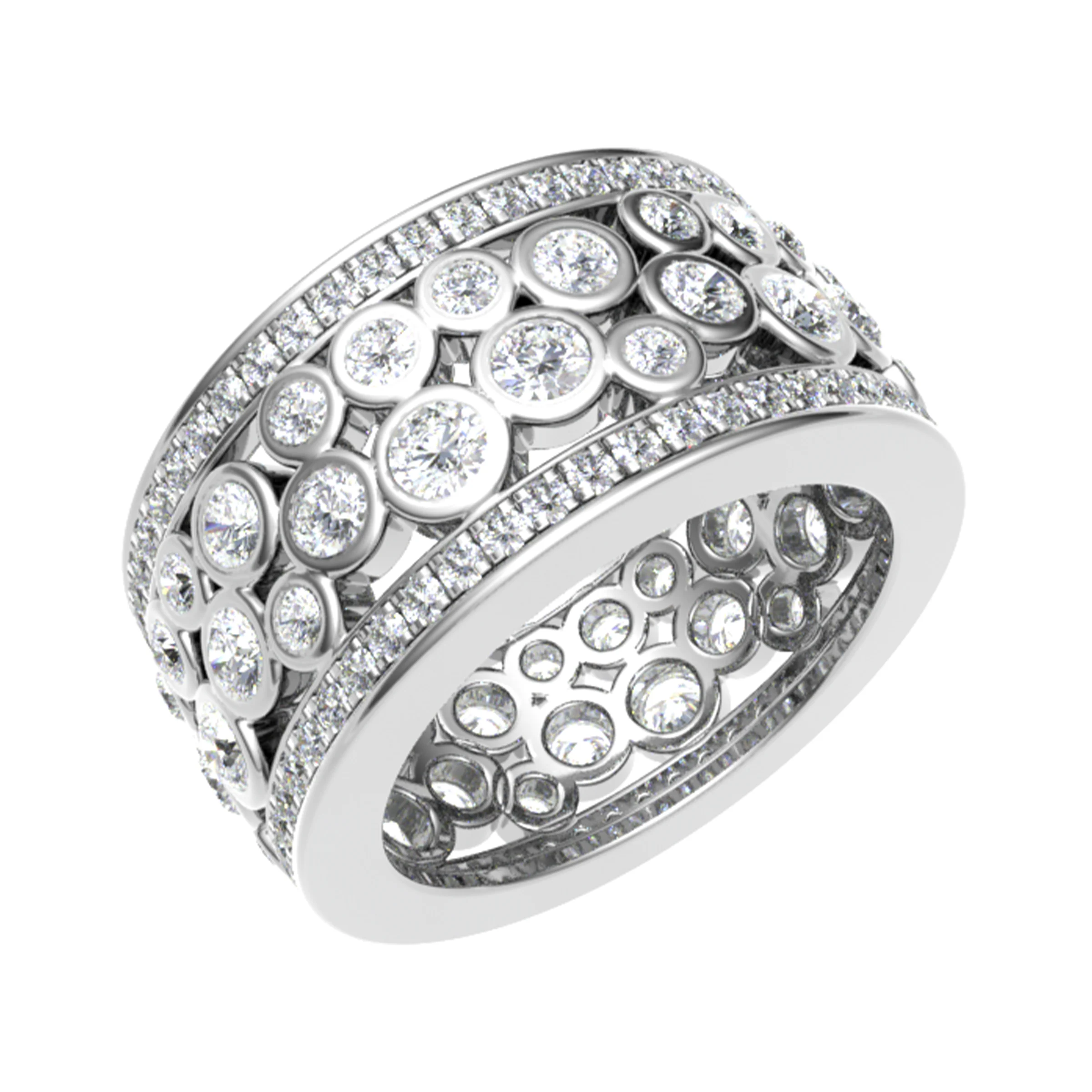 Ebbot Lab Grown Bezel  Diamond Ring