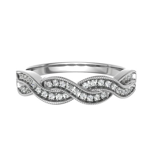 Ellenore Natural Prong Half Eternity Diamond Ring