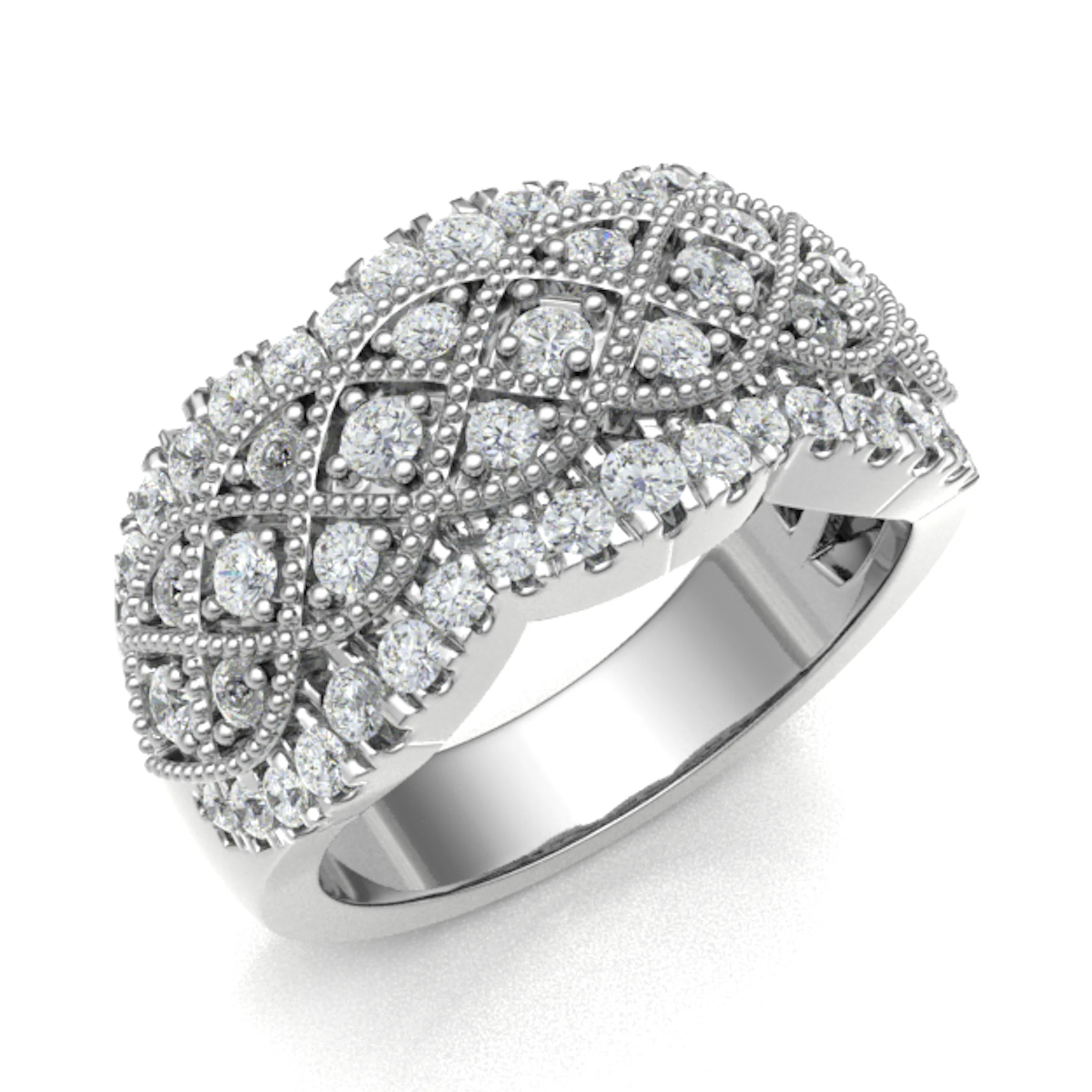 Eathelyn Lab Grown Prong  Diamond Ring