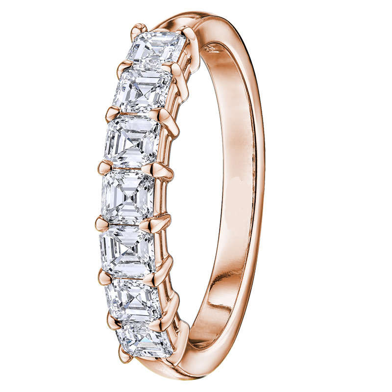 Dorcey Lab Grown Rose Gold 4 Prong  Diamond Ring