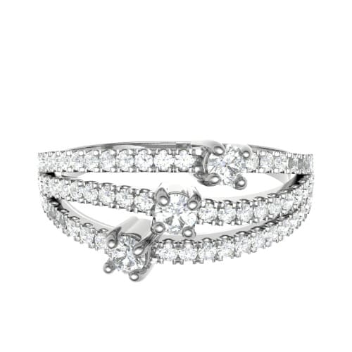 Elynor Natural Prong  Diamond Ring