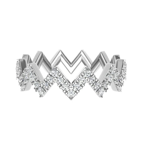 Eustacia Lab Grown Prong  Diamond Ring